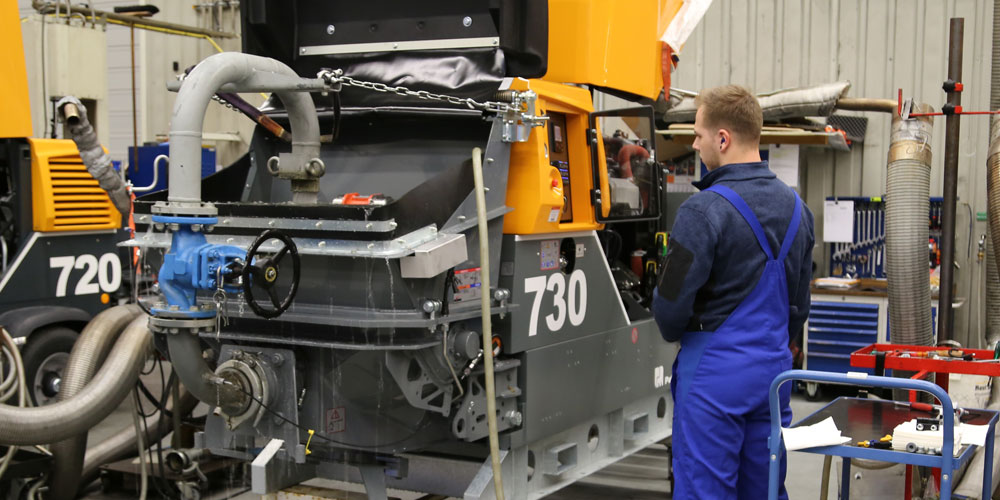 Putzmeister Mörtelmaschinen GmbH Service